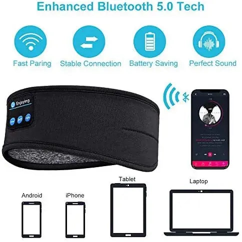 Earphone Sports Sleeping Elastic Wireless Music Headband