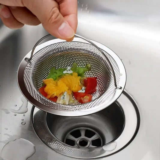 Stainless Steel Kitchen Sink Filter, Garbage Food Residue/Hair Catcher
