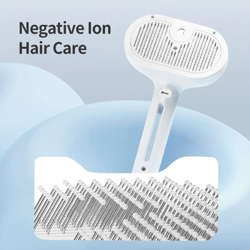 Pet Spray Hair Comb Steam Brush For Cats & Dogs
