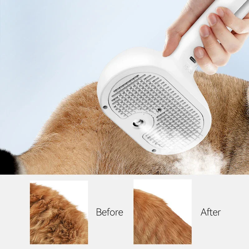 Pet Spray Hair Comb Steam Brush For Cats & Dogs