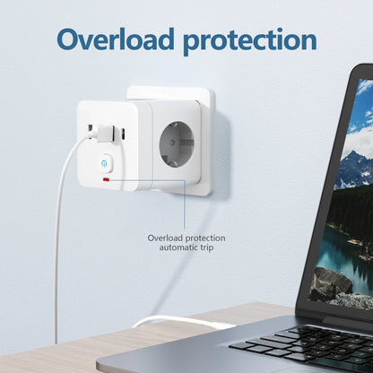 7-in-1 EU Power Station With Overload Protection