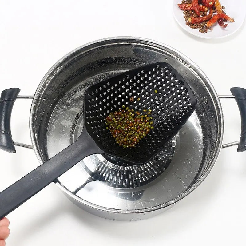 SpiderSkim™ Stainless Steel Skimmer Spoon – Multi-Purpose Strainer Ladle