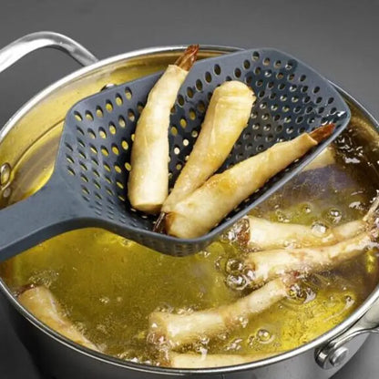 SpiderSkim™ Stainless Steel Skimmer Spoon – Multi-Purpose Strainer Ladle