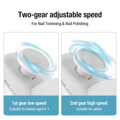 Electric Nail Clipper and Grinder 2-in-1 Multifunctional Tool